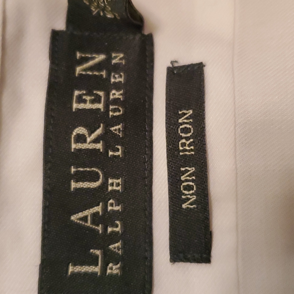 Ralph Lauren men's button down white shirt - Picture 3 of 8